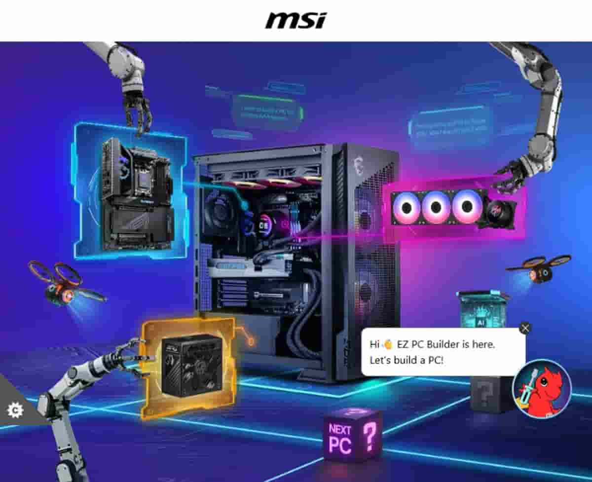 不懂硬體規格也能自組電腦？MSI EZ PC Builder 讓 DIY 變得超簡單