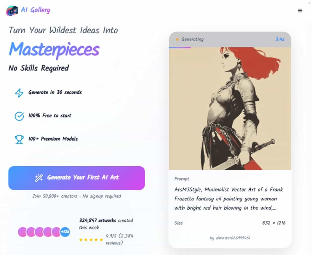 完全解鎖！ AI Gallery 開源 AI 繪圖平台，免登入無限生成，NSFW 內容也可