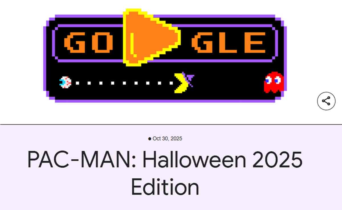 Google Doodle 萬聖節遊戲登場！小精靈 45 週年特別版完整介紹
