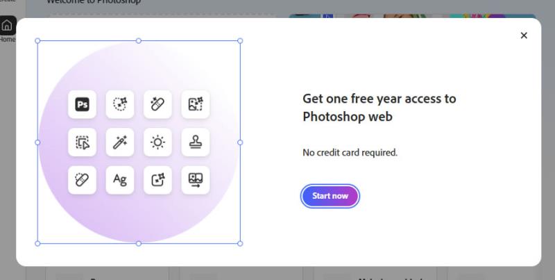 免綁信用卡！限時領取 Adobe Photoshop 網頁版一年免費使用權教學