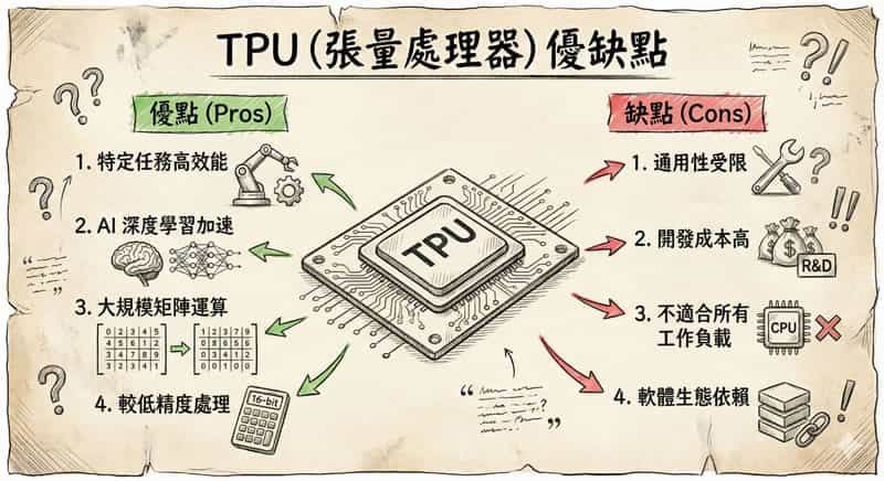 AI 運算的雙雄對決：解析 GPU 與 TPU 的差異與應用