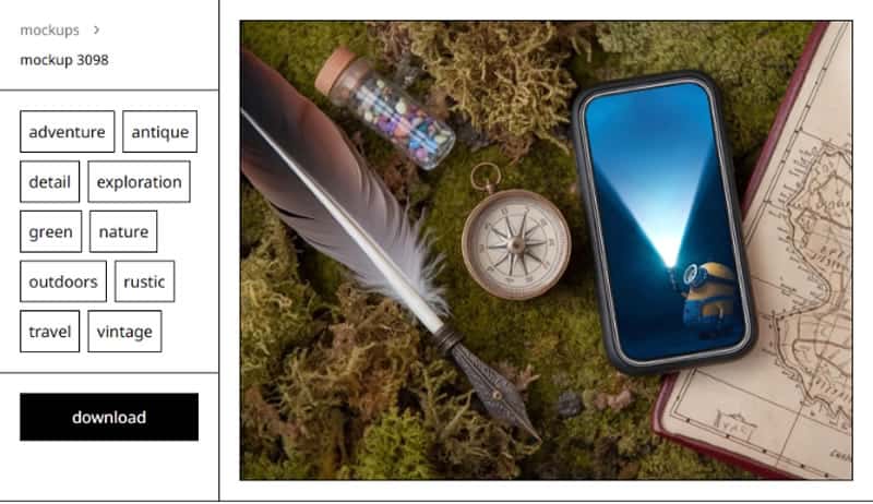 Mock.Club：免費 AI Mockup 素材庫，拖曳截圖立即生成專業展示圖