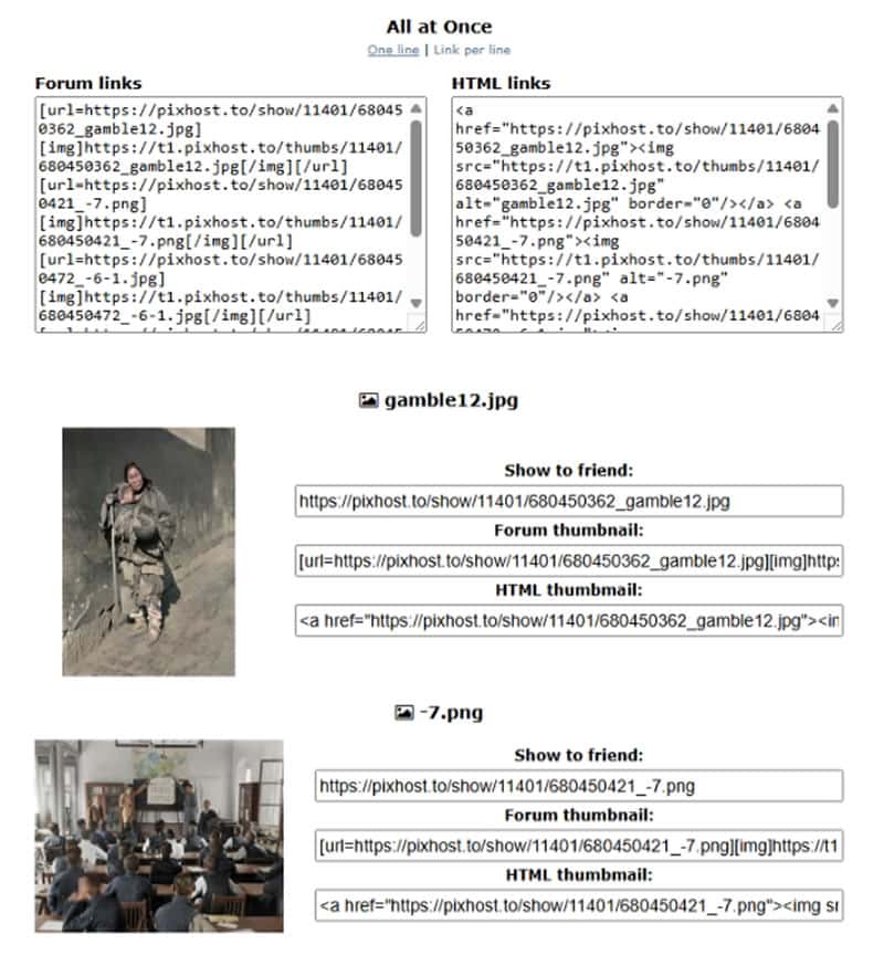 需要分享圖片連結？試試 PiXhost 免費圖床服務