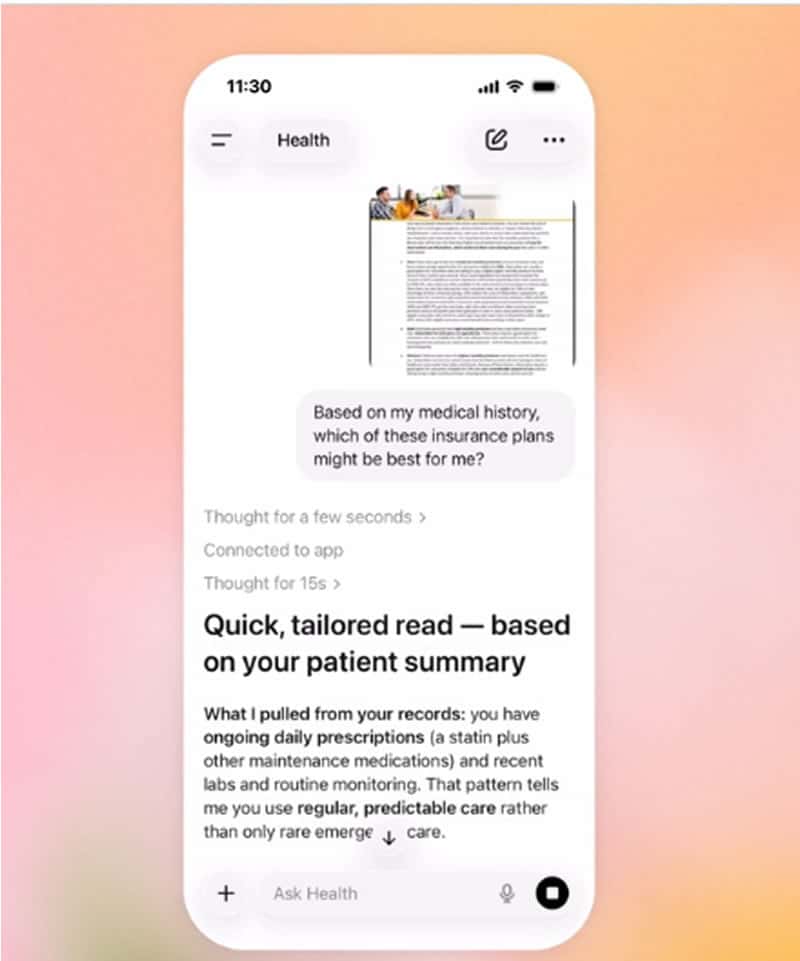 AI 醫療新時代：OpenAI 推出 ChatGPT Health，你的專屬健康管理專家