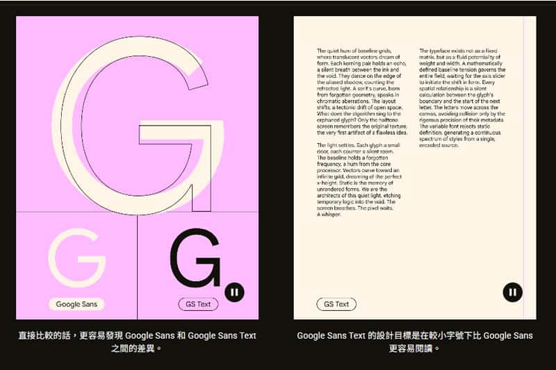 免費可商用！Google Sans Flex 開源下載，可變軸設計讓一款字體抵千款