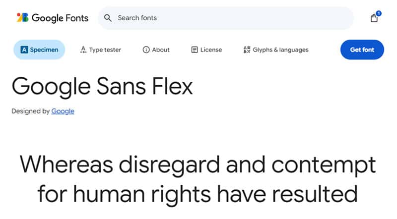 免費可商用！Google Sans Flex 開源下載，可變軸設計讓一款字體抵千款