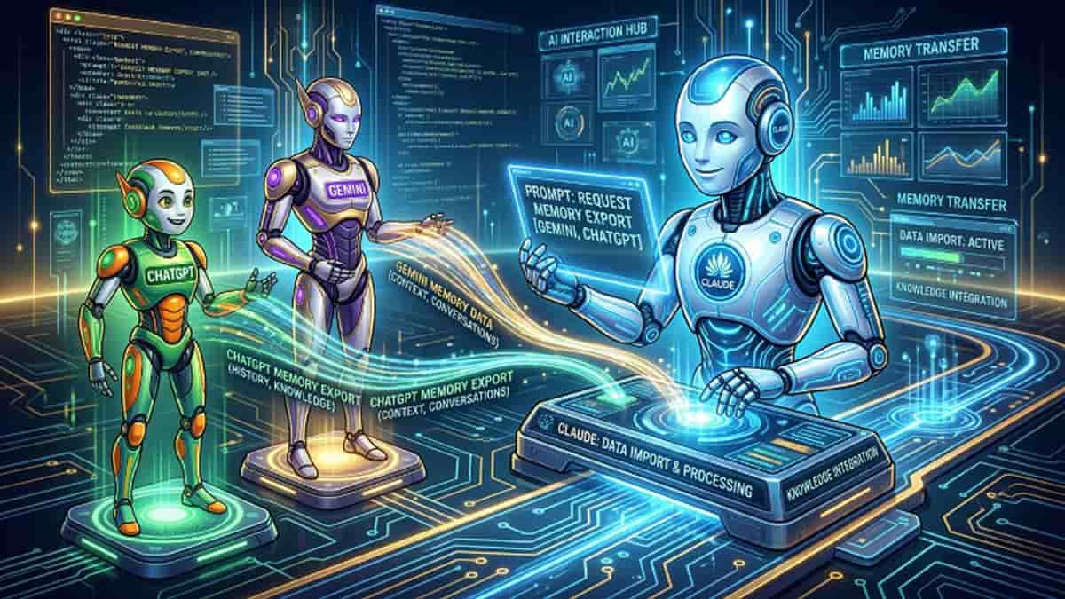 換用 Claude 不用從零開始！ChatGPT、Gemini 記憶一鍵轉移教學