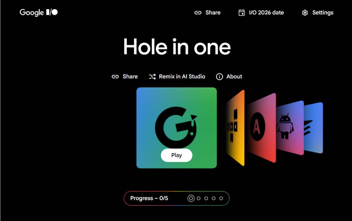 Google I/O 2026 預熱開跑！帶你玩 Gemini 做出的 5 款 AI 遊戲