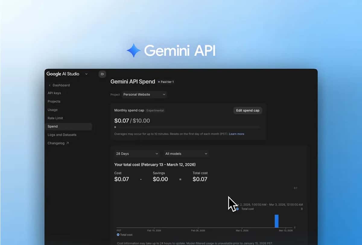 再也不怕 API 費用爆表！Google 為 Gemini API 加入消費上限與自動升級機制