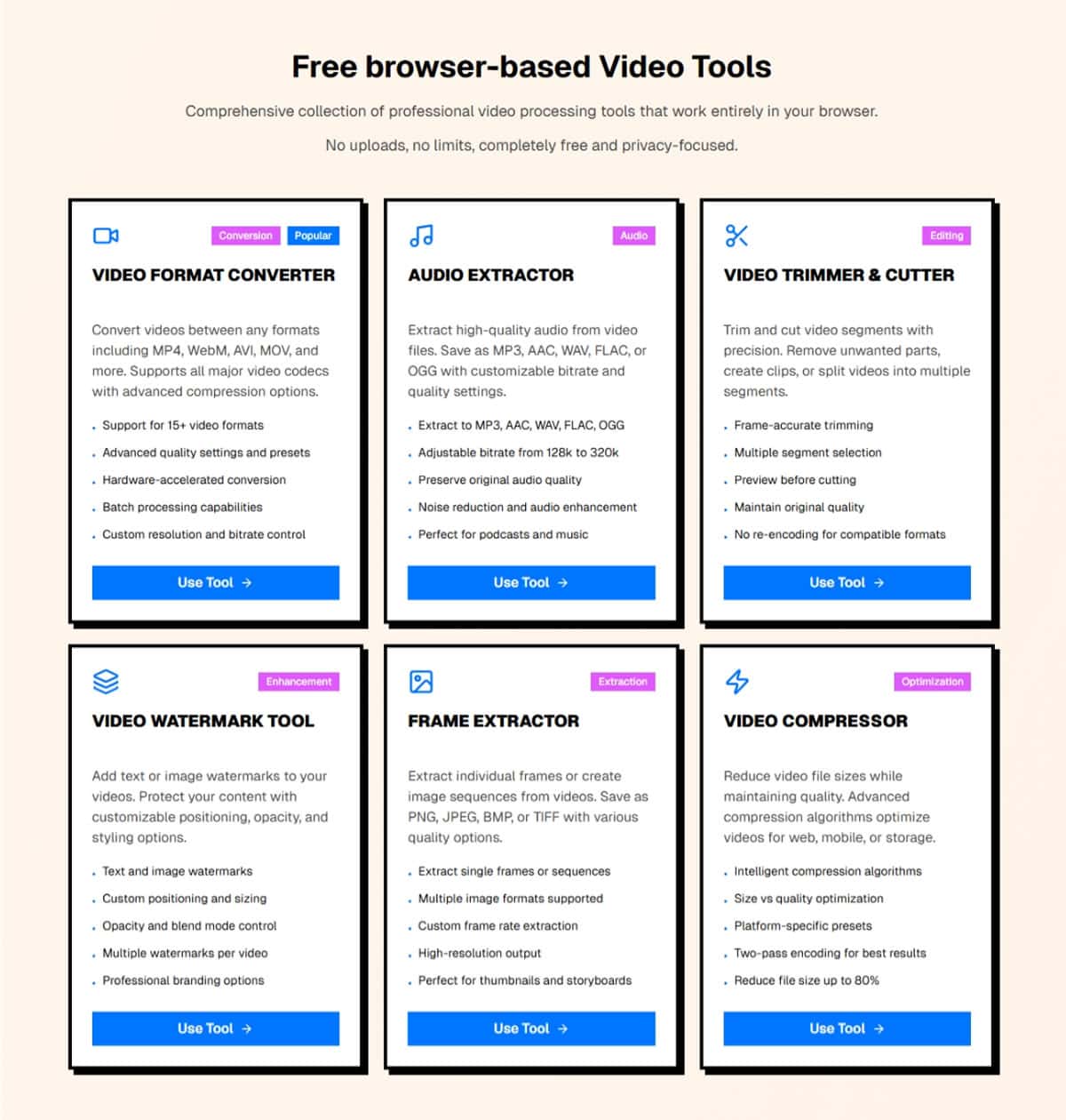 FFmpeg.guru 免費線上影片工具：轉檔、壓縮、剪輯、加浮水印全包，還能離線使用