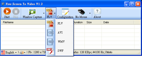 Free Screen to video 電腦螢幕錄影工具,可錄製成 FLV、AVI、SWF 或 WMV 影片格式(含聲音) Free Screen to video 電腦螢幕錄影工具,可錄製成 FLV、AVI、SWF 或 WMV 影片格式(含聲音)