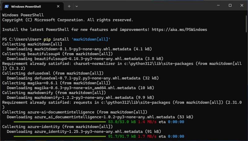 微軟開源工具 MarkItDown：教你從安裝到將檔案轉成 Markdown