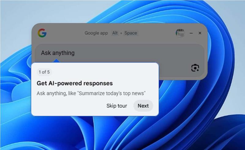 Google 桌面 App 怎麼用？一個快捷鍵搜電腦、問 AI、截圖查詢全包辦
