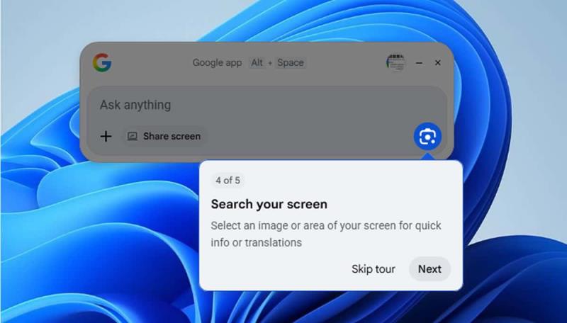 Google 桌面 App 怎麼用？一個快捷鍵搜電腦、問 AI、截圖查詢全包辦