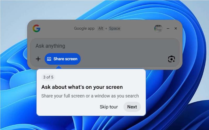 Google 桌面 App 怎麼用？一個快捷鍵搜電腦、問 AI、截圖查詢全包辦