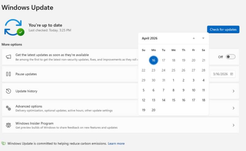 Windows Update 大改版！終於可以無限次暫停更新、關機不強制安裝