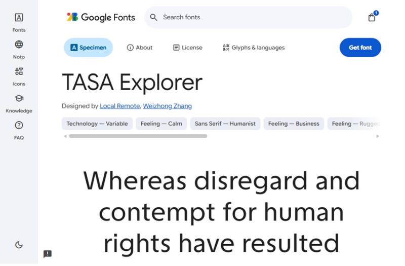 TASA 國家太空中心設計的免費英文字體，TASA Explorer 和 TASA Orbiter 現在 Google Fonts 就能免費用