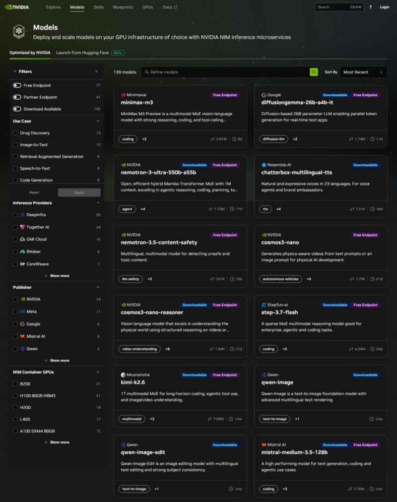 NVIDIA NIM API 完整教學：免費取得金鑰，呼叫 Llama、DeepSeek 等上百個 AI 模型