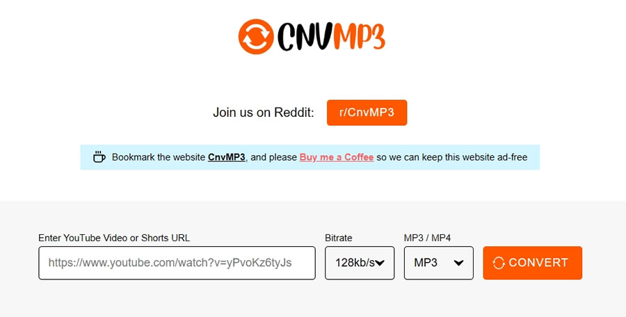 YouTube 影片與 MP3 音樂下載工具 CNVMP3：免費無廣告，還支援 TikTok、IG