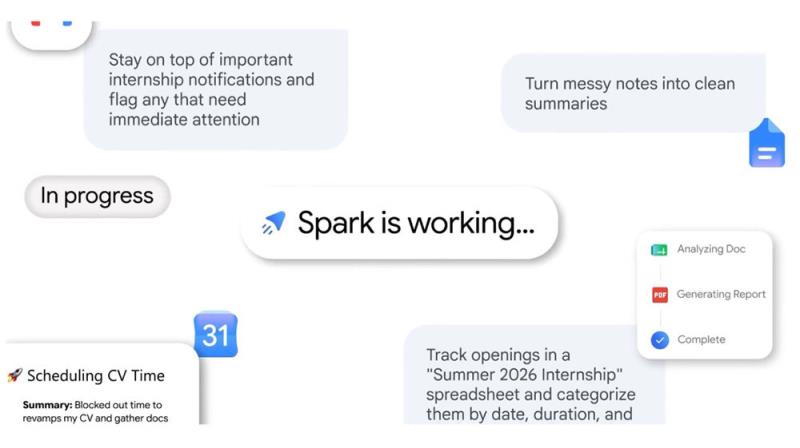 Gemini Spark 正式登台：你不用開口，Google AI 已經在幫你收信、排行程