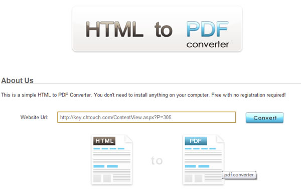 HTML to PDF Converter 簡單實用的線上網頁轉 PDF 檔案(支援中文) HTML to PDF Converter 簡單實用的線上網頁轉 PDF 檔案(支援中文)