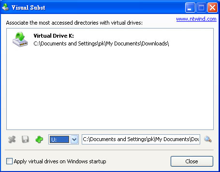 Visual Subst 將資料夾映射成本機磁碟機，方便應用(免安裝)