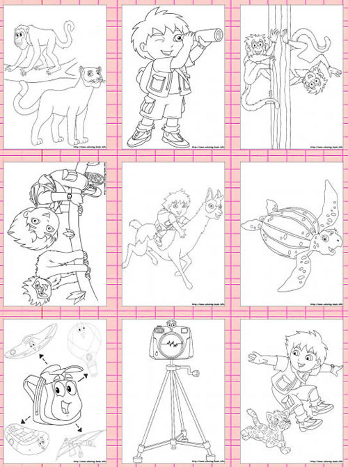 Coloring-Book.info  線上卡通人物著色畫紙下載服務