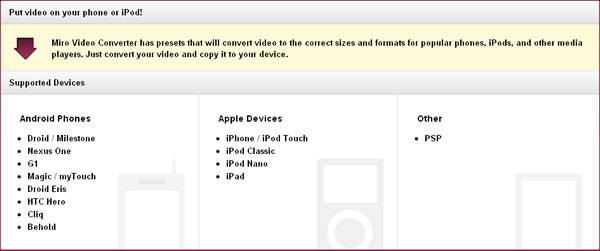 Miro Video Converter 影音轉檔免費應用程式