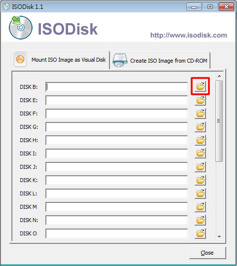 ISODisk 可製作 ISO 光碟映像檔及掛載映像檔成為虛擬光碟機的實用工具 ISODisk 可製作 ISO 光碟映像檔及掛載映像檔成為虛擬光碟機的實用工具