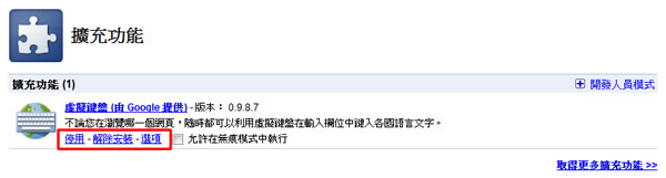 ｢Google 瀏覽器擴充功能｣ 為 Google Chrome 瀏覽器增添更多更方便的功能