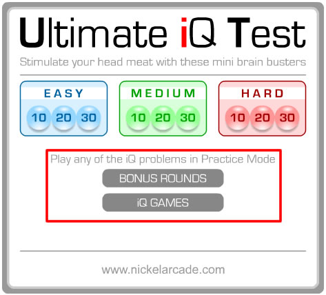 IQ Test 來測試自己的解題能力 - 益智遊戲