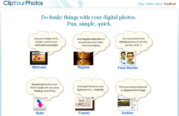ClipYourPhoto 線上將相片加入標題、邊框、變形、倒影...等特效 ClipYourPhoto 線上將相片加入標題、邊框、變形、倒影...等特效