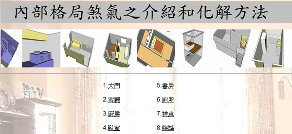 實用的室內格局、設計及裝潢，可參考的風水網站
