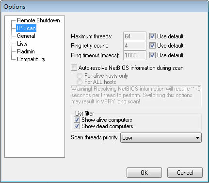 Advanced IP Scanner 掃描區域網路內所有已被使用的 IP