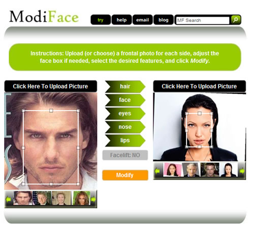 ModiFace 對大頭照上的五官不滿意？換掉他