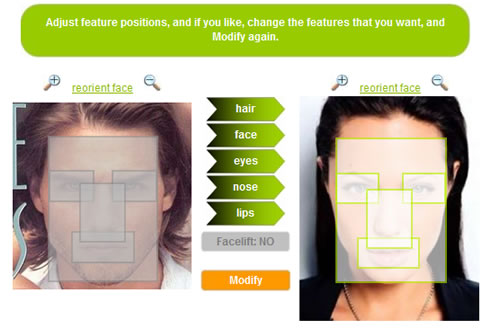 ModiFace 對大頭照上的五官不滿意？換掉他