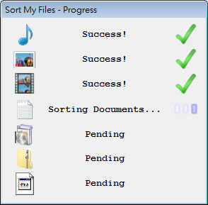 Sort My Files 可依照檔案副檔名自動分類到所設定的資料夾內(免安裝) Sort My Files 可依照檔案副檔名自動分類到所設定的資料夾內(免安裝)