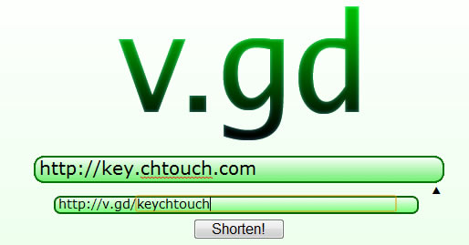 v.gd 免費的縮短網址服務