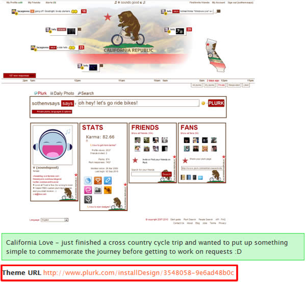 PlurkTemplates 線上更換 Plurk 的版面樣式