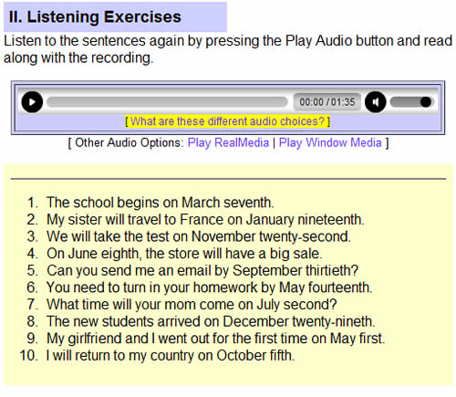 Randall's ESL Cyber Listening Lab 線上訓練英文聽力,還提供托福(TOEFL)或多益(TOEIC)測驗題練習 Randall's ESL Cyber Listening Lab 線上訓練英文聽力,還提供托福(TOEFL)或多益(TOEIC)測驗題練習