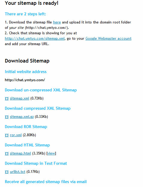 XML-Sitemaps.com 線上免費建立網站地圖(Sitemap) XML-Sitemaps.com 線上免費建立網站地圖(Sitemap)