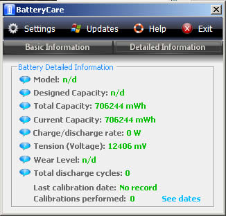 BatteryCare 監測筆記型電腦電池並顯示 CPU 及 硬碟溫度 BatteryCare 監測筆記型電腦電池並顯示 CPU 及 硬碟溫度