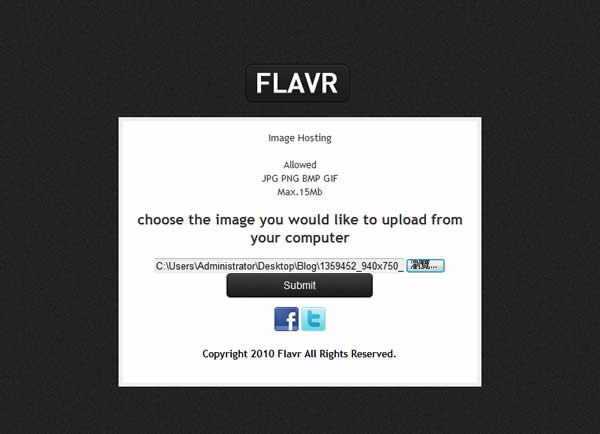 FLAVR 免費的圖片分享空間，可當圖床