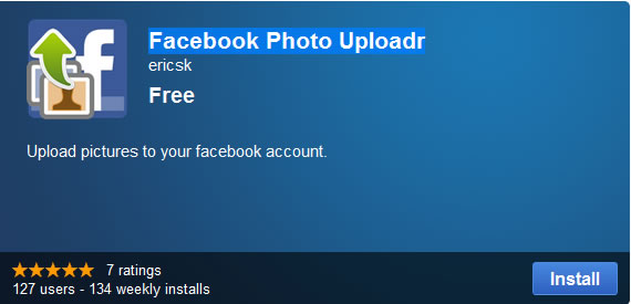 「Facebook Photo Uploadr」Facebook 相片批次上傳工具(Google chrome 瀏覽器擴充功能) 「Facebook Photo Uploadr」Facebook 相片批次上傳工具(Google chrome 瀏覽器擴充功能)