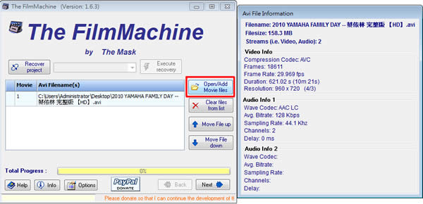 The FilmMachine 最簡單又免費的影片轉 DVD 軟體 The FilmMachine 最簡單又免費的影片轉 DVD 軟體