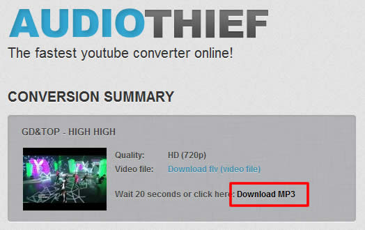 AudioThief 線上 YouTube 影音轉 MP3 的免費服務(免註冊、速度超快) AudioThief 線上 YouTube 影音轉 MP3 的免費服務(免註冊、速度超快)