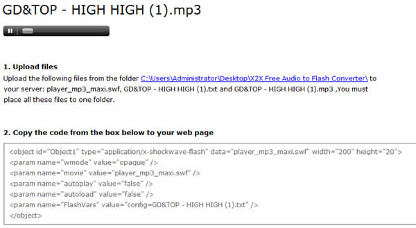 X2X Free Audio to Flash Converter 實用的將音樂或影片轉成 Flash 的 SWF 或 MP3 格式的免費工具 X2X Free Audio to Flash Converter 實用的將音樂或影片轉成 Flash 的 SWF 或 MP3 格式的免費工具