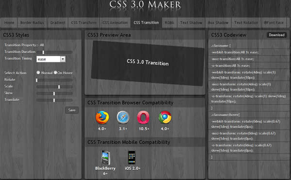 CSS 3.0 Maker 線上 CSS 3.0 語法產生器 CSS 3.0 Maker 線上 CSS 3.0 語法產生器