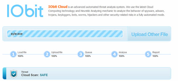 IObit Cloud 雲端惡意程式掃描免費服務
