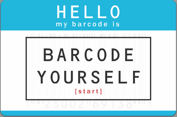 Barcode Yourself 可將個人資料轉換成條碼的免費服務 Barcode Yourself 可將個人資料轉換成條碼的免費服務